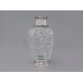 Garnitură Art Deco formată din 3  flacoane pentru parfum din argint 950 și cristal | atelier Boin Taburet a Paris | Franța cca. 1925