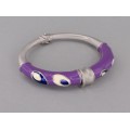 Brațară bangle modernistă din argint decorat cu email cloisonne & champleve | atelier Rosato | cca. 2010 - 2020