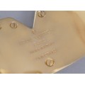 Brațară autentică Louis Vuitton colecția Uniformes | oțel placat cu uar galben | atelier Louis Vuitton - Italia anii 2000