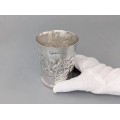 Pahar din argint sterling pentru servirea și purificarea apei |  atelier Brandimarte Guscelli | cca.1970