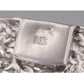 Brățară Bismark chainmaille din argint rodinat | Germania - import italian cca.1970