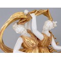 Statuetă alegorică din porțelan Capodimonte " Charites " | Italia secol XIX | cca. 1830