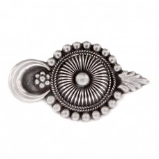  Broșă statement Art Deco din argint decorat au-repousse | cca. 1920 - 1930