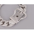 Brățară Gucci chainmaille buckle manufacturată în argint masiv | cca. 1960