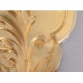 Paletă din argint pentru tort și înghețată splendid elaborată în stil Rococo | accente de aurire vermeil | atelier  Louis Poupar | Franța cca.1890