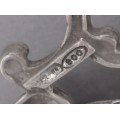 Clește din argint pentru servirea produselor de patiserie | manufactură de atelier Arpa | Napoli  cca.1970