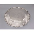 Platou din argint pentru servirea aperitivelor elegant elaborat în stil neoclasic | Portugalia cca.1900