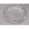 Platou din argint pentru servirea aperitivelor elegant elaborat în stil neoclasic | Portugalia cca.1900