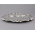 Platou din argint pentru servirea aperitivelor elegant elaborat în stil neoclasic | Portugalia cca.1900