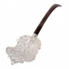 Polonic din argint sterling pentru punch și compot | mâner din lemn ebenizat | cca.1955 Polonic din argint sterling pentru punch și compot | mâner din lemn ebenizat | cca.1955