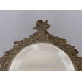 Veche oglindă de machiaj din bronz în stil neobaroque | Italia cca. 1890