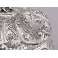 Remarcabilă bombonieră neo-rococo din argint | interior aurit | Italia cca.1945