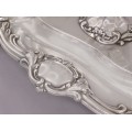 Elegantă encrieră victoriană din argint și cristal | atelier Henry Wilkinson & Co - Londra | Marea Britanie anul 1893