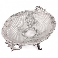 Fructieră Rococo din argint masiv | manufactură de atelier francez | cca.1900 Fructieră Rococo din argint masiv | manufactură de atelier francez | cca.1900