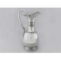 Carafă neoclasică daneză Greek Revival manufacturată în argint | atelier Simon Groth - retailer C Rasmussen | Copenhaga 1866