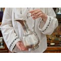 Carafă neoclasică daneză Greek Revival manufacturată în argint | atelier Simon Groth - retailer C Rasmussen | Copenhaga 1866