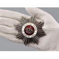 Placa Ordinul Coroana României în grad de Mare Ofițer - argint  | model Lemaitre | cca. 1906 - 1926