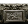 Călimară de birou din bronz Grand Tour | Erato - Greek Revival | Franța secol XIX