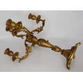 Impozant sfeșnic Rococo din bronz patinat în manieră dore | Franța 