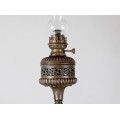 Lampadar victorian din bronz pentru salon  | lampă cu gaz lampant  | atelier Wild & Wessel | Germania cca.1870