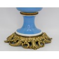 Impozantă lampă în stil Louis XV din porțelan și bronz | Franța cca. 1880