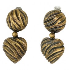 Cercei Yves Saint Laurent | Valentine's |  Franța cca.1985 Cercei Yves Saint Laurent | Valentine's |  Franța cca.1985