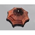 Umbrelă victoriană de promenadă | mătase & fildeș | în cutia originală | Marea Britanie cca.1850