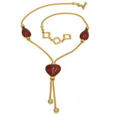 Colier lavalier Yves Saint Laurent  | model Valentine | Franța cca.1985 Colier lavalier Yves Saint Laurent  | model Valentine | Franța cca.1985