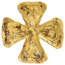 Broșă - pandant statement Yves Saint Laurent | Cruce Malteză | Made in France anii '80 Broșă - pandant statement Yves Saint Laurent | Cruce Malteză | Made in France anii '80