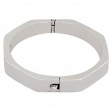 Brățară bangle retromodernistă mexicană  manufacturtă în argint | atelier Taxco cca. 1980 -1990 Brățară bangle retromodernistă mexicană  manufacturtă în argint | atelier Taxco cca. 1980 -1990