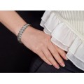 Brățară cuff unisex din argint împletit | Indonezia