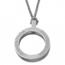 Colier Franco Pianegonda din argint cu pandant statement  unisex | Italia anii 2000 Colier Franco Pianegonda din argint cu pandant statement  unisex | Italia anii 2000