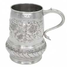 Carafă din argint decorată repousse și cizelată manual | atelier Argenteria Il Leone - Firenze | cca.1970 Carafă din argint decorată repousse și cizelată manual | atelier Argenteria Il Leone - Firenze | cca.1970