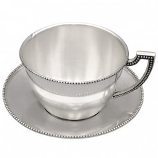 Ceașcă din argint pentru servirea cafelei  & farfurioară de prezentare | Wienner Secession | Austro-Ungaria cca.1900 Ceașcă din argint pentru servirea cafelei  & farfurioară de prezentare | Wienner Secession | Austro-Ungaria cca.1900