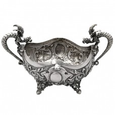 Vechi bol din argint pentru delicatese elaborat în stil specific renascentismului florentin | atelier Fratelli Copinni | cca.1900