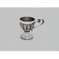 Ceașcă din argint în stil neoclasic pentru servirea cafelei | atelier Fernando Genazzani | cca. 1935