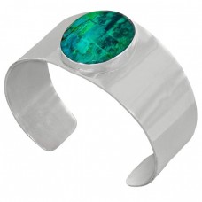 Brățară cuff mexicană din argint decorată cu remrcabil turcoaz natural Sonoran | atelier Hector Aguilar | | cca. 1950 - 1960 Brățară cuff mexicană din argint decorată cu remrcabil turcoaz natural Sonoran | atelier Hector Aguilar | | cca. 1950 - 1960