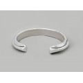 Brățară cuff etnică amerindiană manufacturată în argint sterling | Statele Unite 