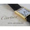 ceas vintage CARTIER mecanic . TANK/must de cartier VERMEIL. in cutie!