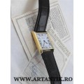 ceas vintage CARTIER mecanic . TANK/must de cartier VERMEIL. in cutie!