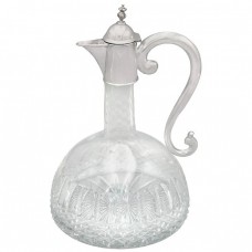 Carafă - decantor din cristal și argint | atelier Brilli Alvaro cca.1960 Carafă - decantor din cristal și argint | atelier Brilli Alvaro cca.1960