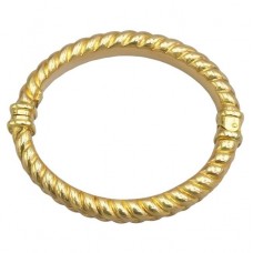 Brațară retromodernistă din aur galben 18k | atelier ArtLinea - Italia cca. 1990 Brațară retromodernistă din aur galben 18k | atelier ArtLinea - Italia cca. 1990