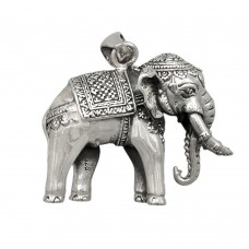 Pandant statement unisex stilizat sub forma unui elefant porte-bonheur din argint masiv | colecția RĂDĂCINI 2024 -2025 Pandant statement unisex stilizat sub forma unui elefant porte-bonheur din argint masiv | colecția RĂDĂCINI 2024 -2025