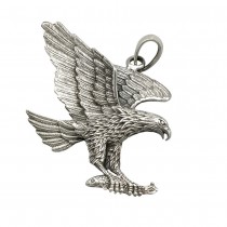 Pandant statement stilizat sub forma unui vultur Liberty din agint masiv | colecția YOLO - CARPE DIEM 