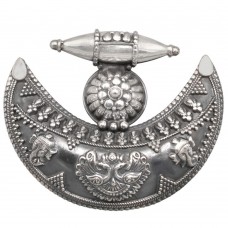 Opulent pandant etnic indian manufacturat în argint | Ganesha & Mayura |  colecția RĂDĂCINI 2025 Opulent pandant etnic indian manufacturat în argint | Ganesha & Mayura |  colecția RĂDĂCINI 2025