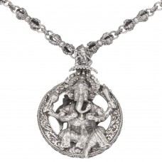 Colier Dorje din argint masiv cu impresionantă amuletă Ganesha | colecția RĂDĂCINI 2025 Colier Dorje din argint masiv cu impresionantă amuletă Ganesha | colecția RĂDĂCINI 2025