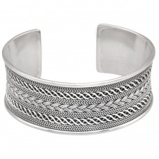 Brățară cuff balineză manufacturată în argint  masiv| colecția RĂDĂCINI 2025 Brățară cuff balineză manufacturată în argint  masiv| colecția RĂDĂCINI 2025