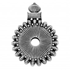 Inedit pandant amuletic indian Mandala manufacturat în argint | colecția RĂDĂCINI 2025 Inedit pandant amuletic indian Mandala manufacturat în argint | colecția RĂDĂCINI 2025