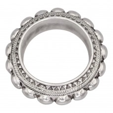 Opulentă brățară bangle etnică indiană manufacturată în argint | colecția RĂDĂCINI 2025