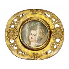Cataramă Art Nouveau din cupru aurit | cca. 1890 - 1910